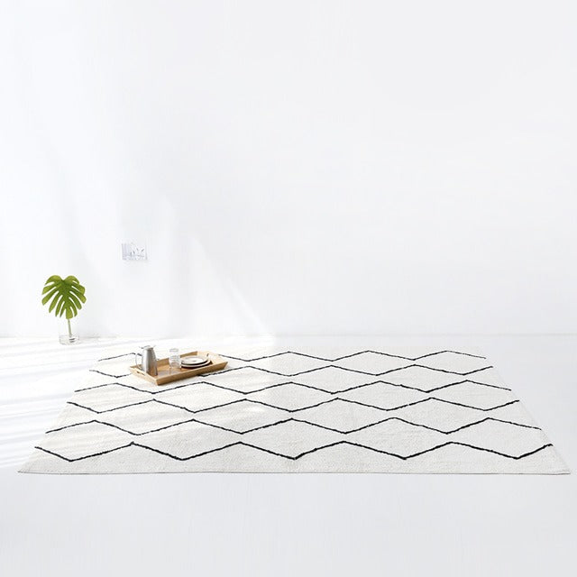 BILLOW ハンドメイドラグ｜180x230 cm