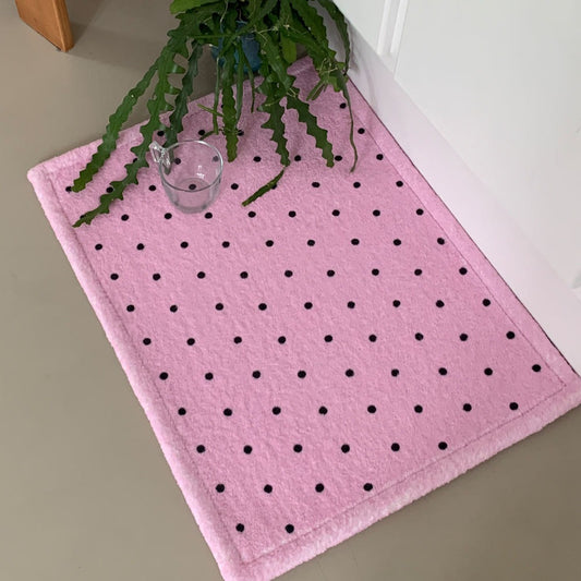 ピンクドットマット｜45x65