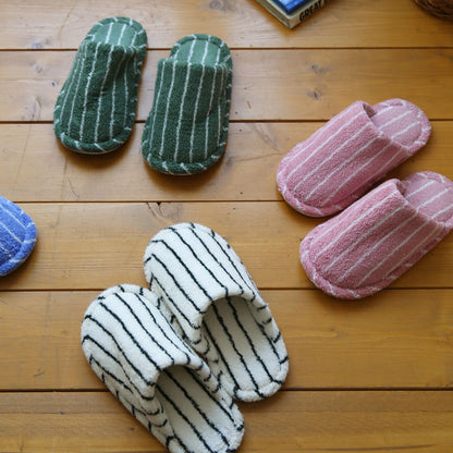 Martti ストライプスリッパ｜ルームシューズ