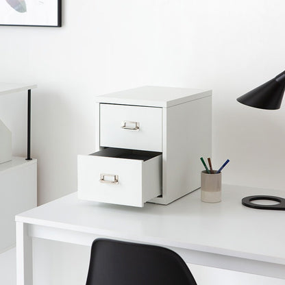 KOMPANY スチール製デスクキャビネット｜2段