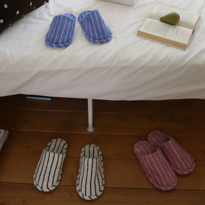 Martti ストライプスリッパ｜ルームシューズ