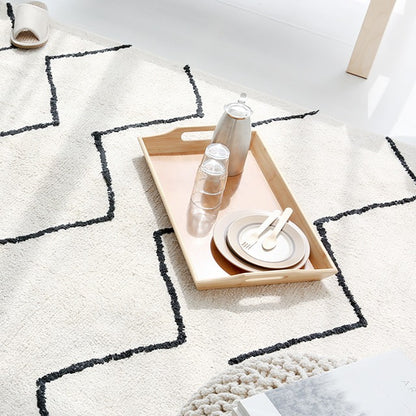 BILLOW ハンドメイドラグ｜180x230 cm