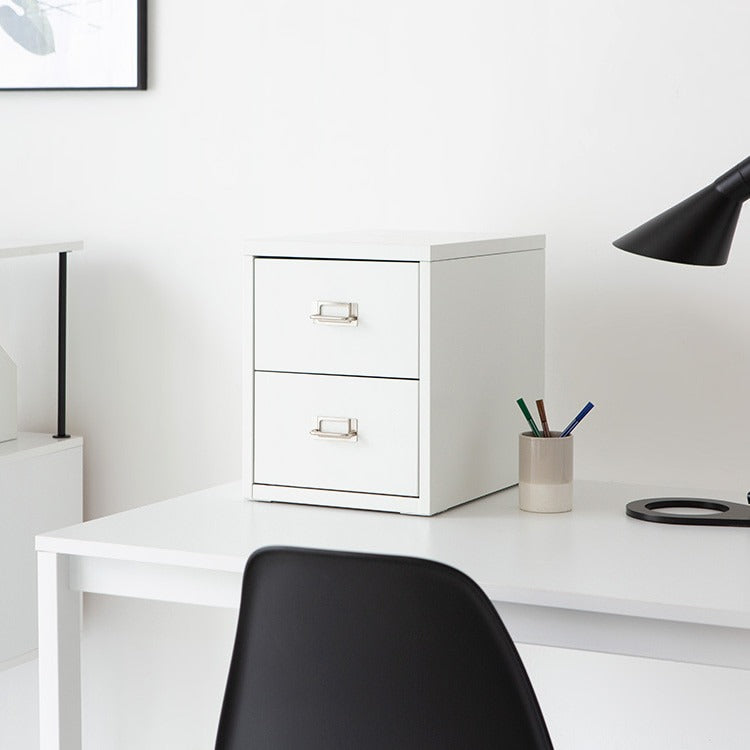 KOMPANY スチール製デスクキャビネット｜2段