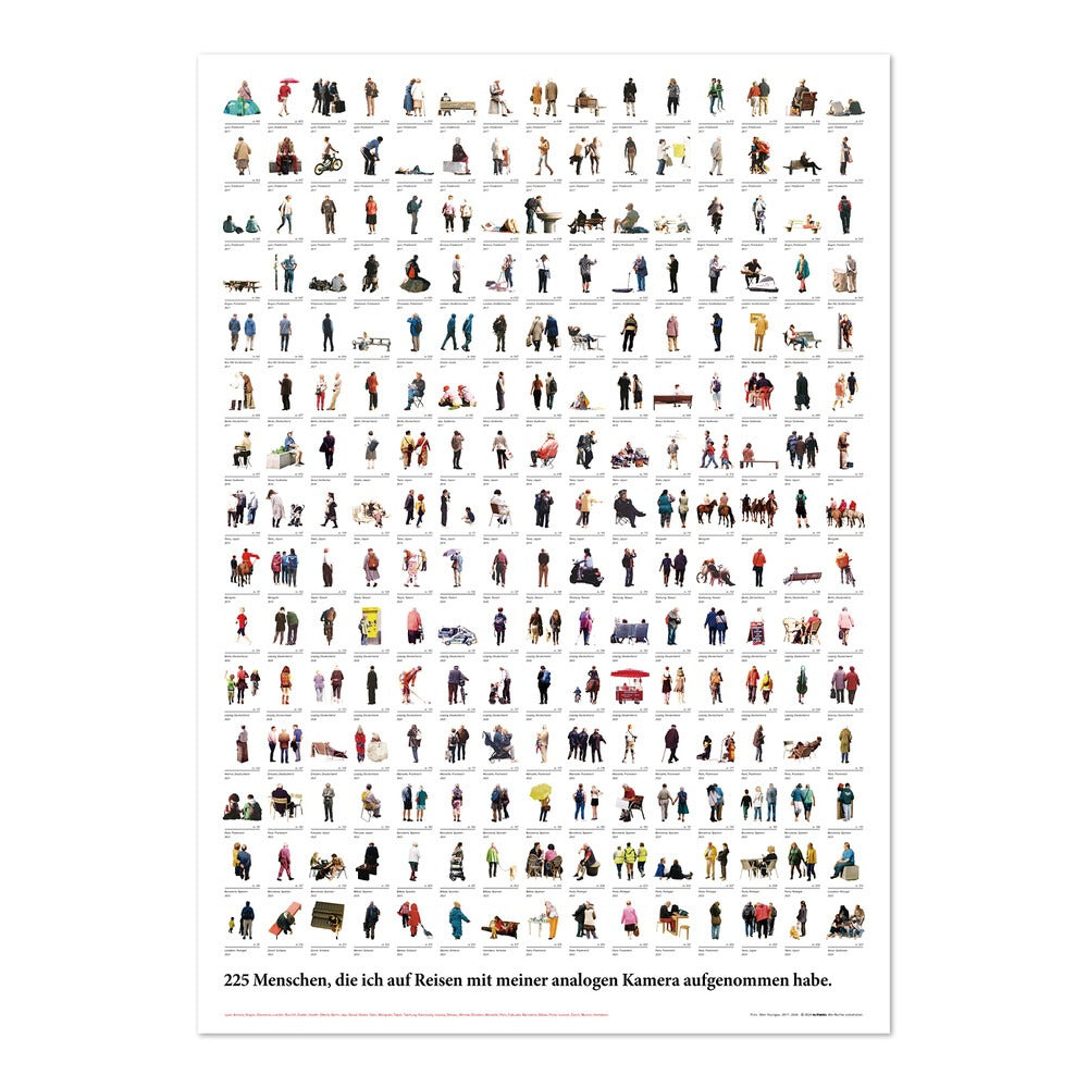nu thanks ポスター｜225 Menschen Poster (A1)