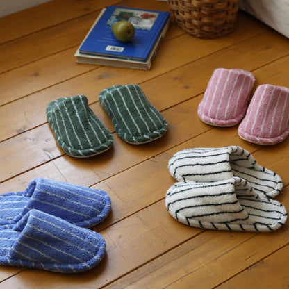 Martti ストライプスリッパ｜ルームシューズ