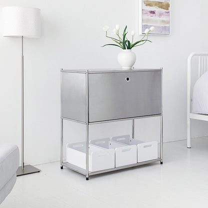 SIMPLIE モジュール2段収納ラック｜BC264 ステンレス