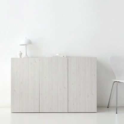 MIRANS 木目調コンソール収納棚｜3ドア