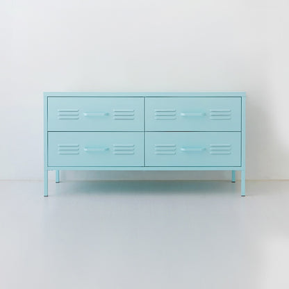 MKB スチール製チェスト 4ドア｜1150590