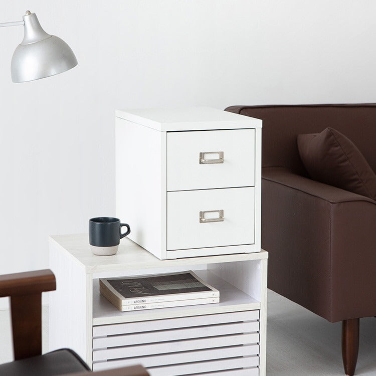 KOMPANY スチール製デスクキャビネット｜2段