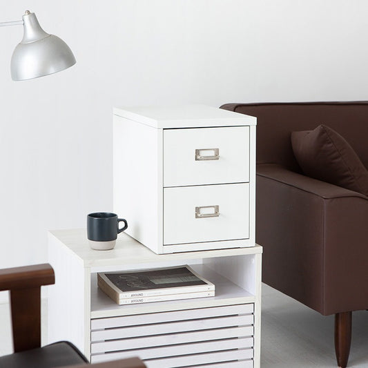 KOMPANY スチール製デスクキャビネット｜2段