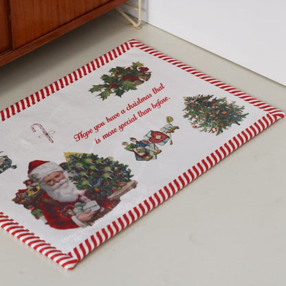 クリスマスオーナメントモチーフマット｜45×65cm