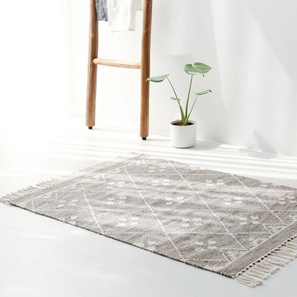 MALONEY ハンドメイドラグ｜80x115cm