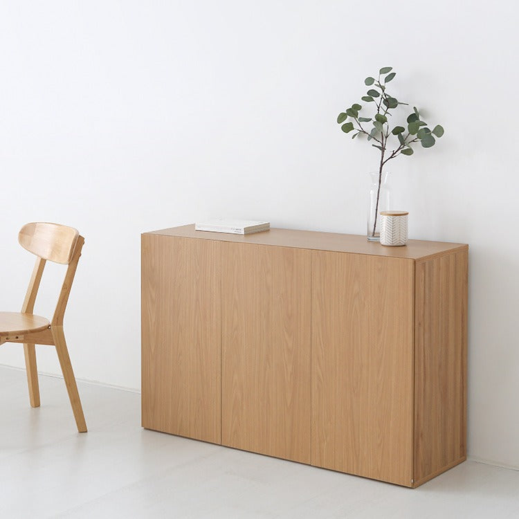 MIRANS 木目調コンソール収納棚｜3ドア