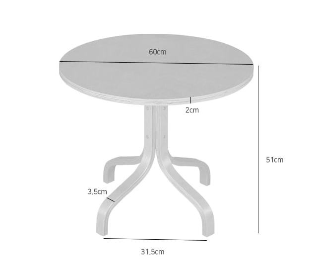 MARKET B コーヒーテーブル｜BENWOOD white birchwood table/natural