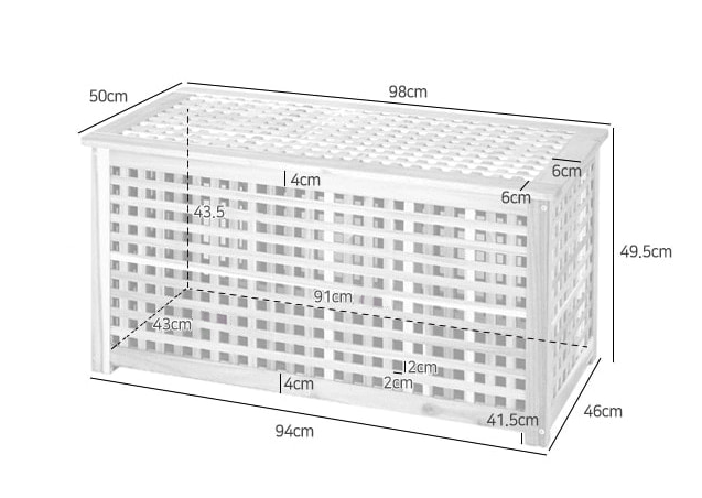 MARKET B 収納テーブル｜NETUD acaciawood storage table