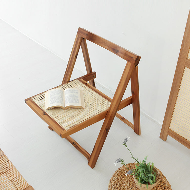 MARKET B ラタン製折りたたみチェア｜Acacia/rattan folding chair