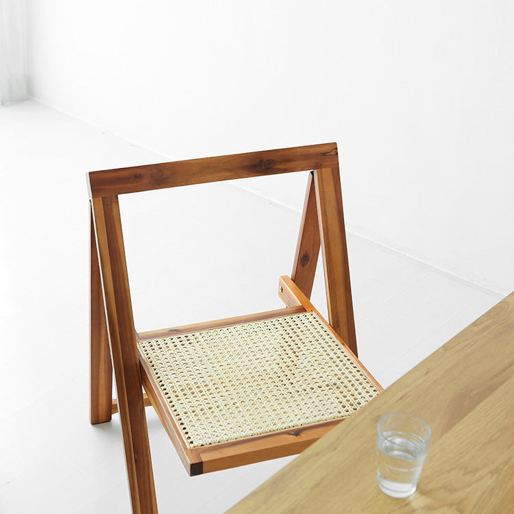 MARKET B ラタン製折りたたみチェア｜Acacia/rattan folding chair