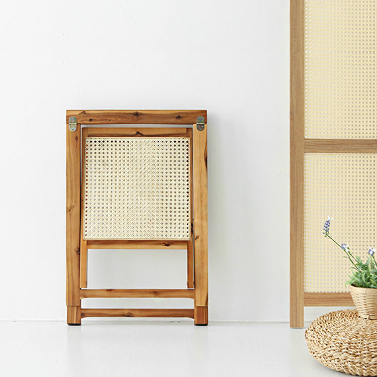 MARKET B ラタン製折りたたみチェア｜Acacia/rattan folding chair