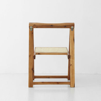 MARKET B ラタン製折りたたみチェア｜Acacia/rattan folding chair