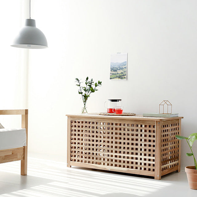 MARKET B 収納テーブル｜NETUD acaciawood storage table