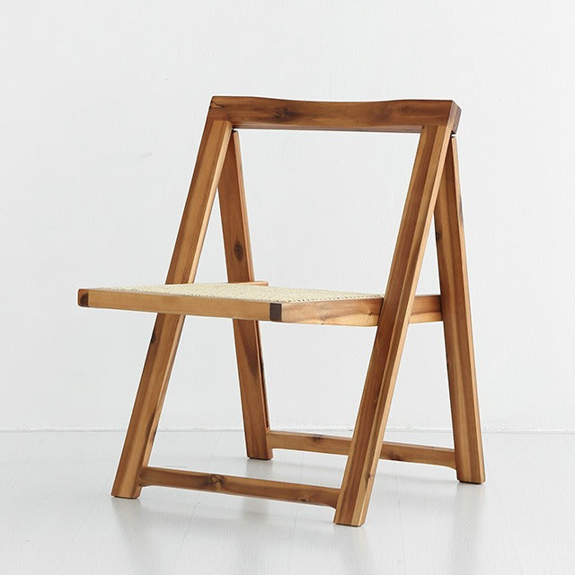 MARKET B ラタン製折りたたみチェア｜Acacia/rattan folding chair